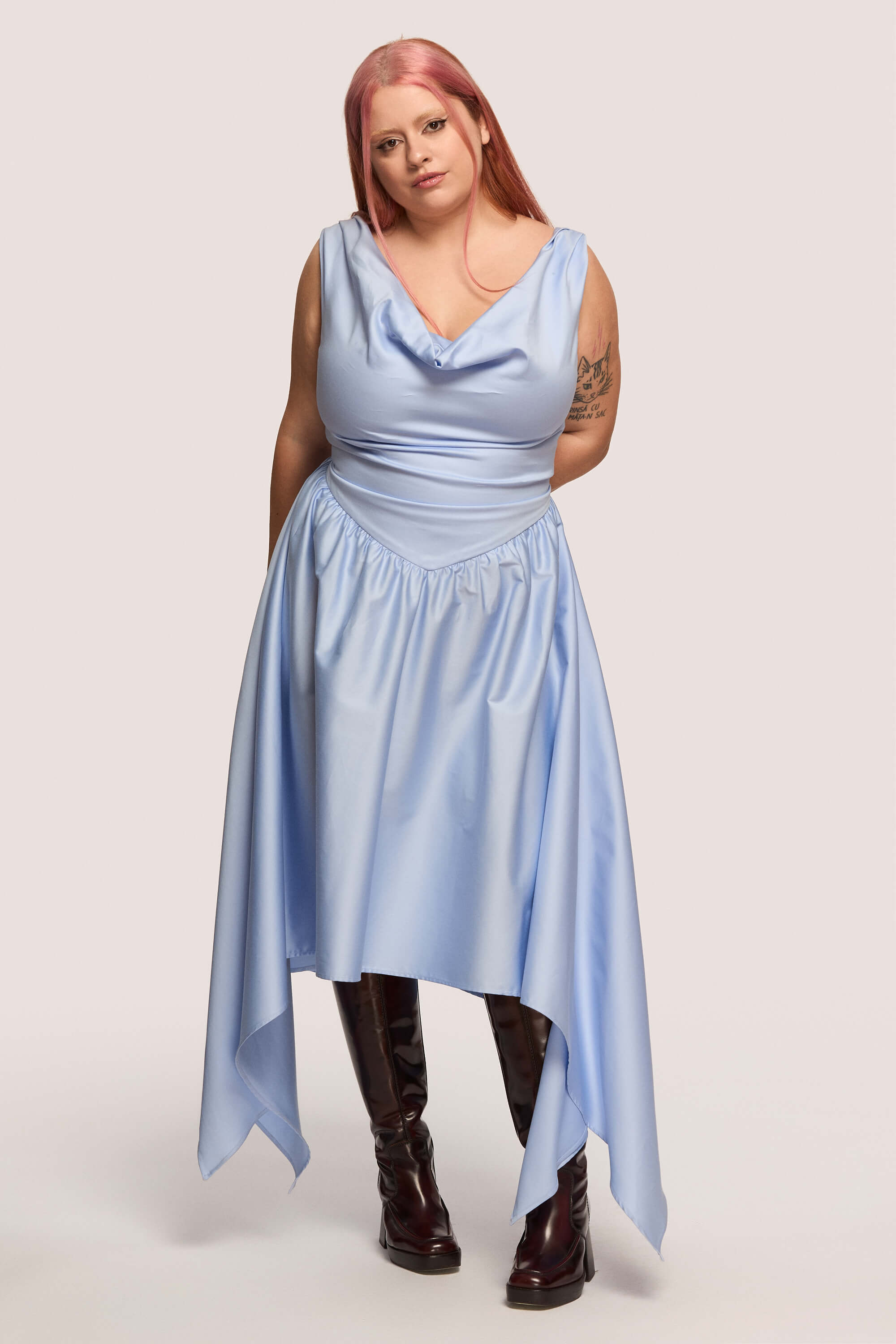 Winter 2025 Delta Of Venus Corset Dress In Sky Blue 3 Delta Of Venus Corset Dress In Sky Blue Made to meet you where you are.
