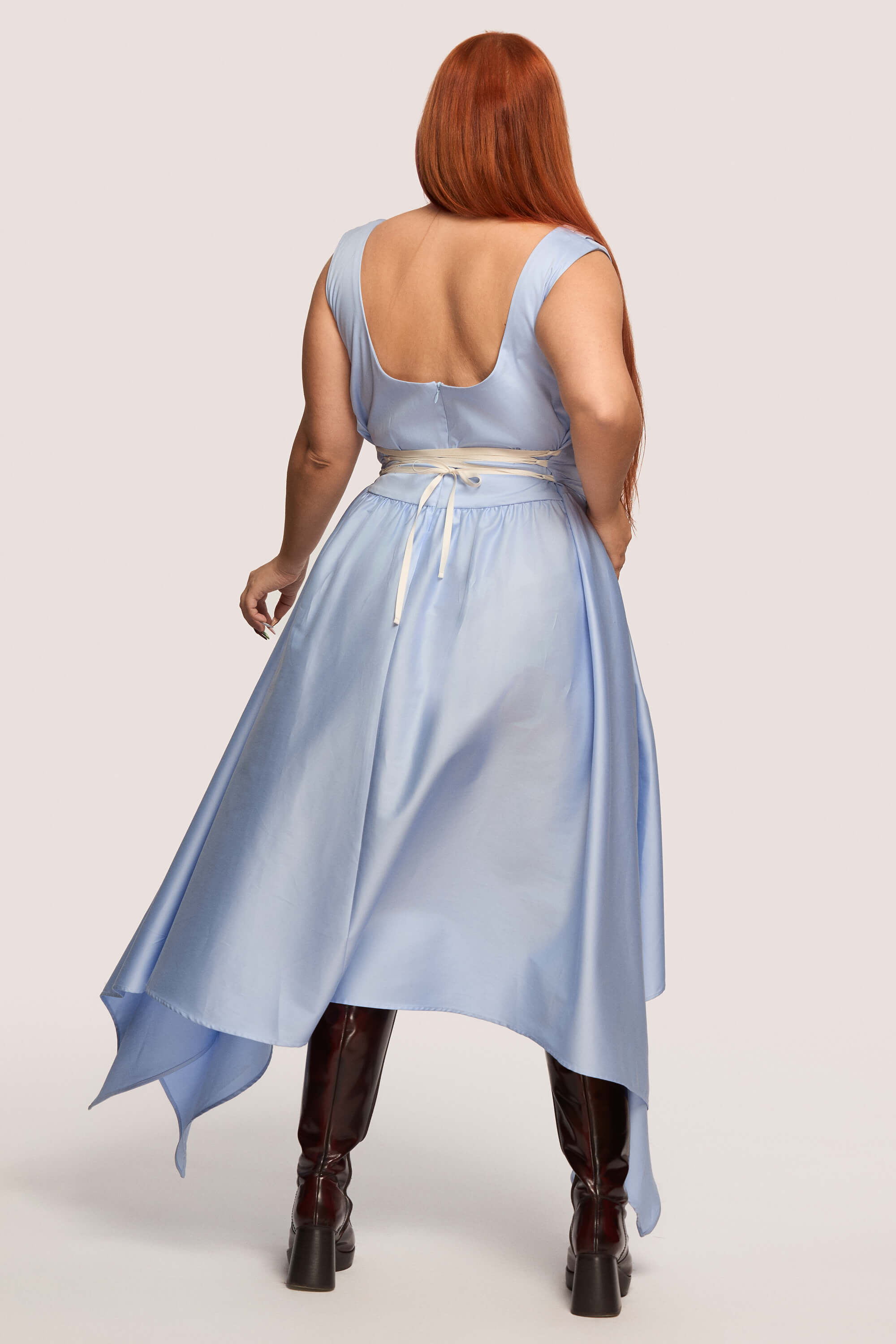 Winter 2025 Delta Of Venus Corset Dress In Sky Blue 8 Delta Of Venus Corset Dress In Sky Blue Details that hold their shape so you don’t have to.