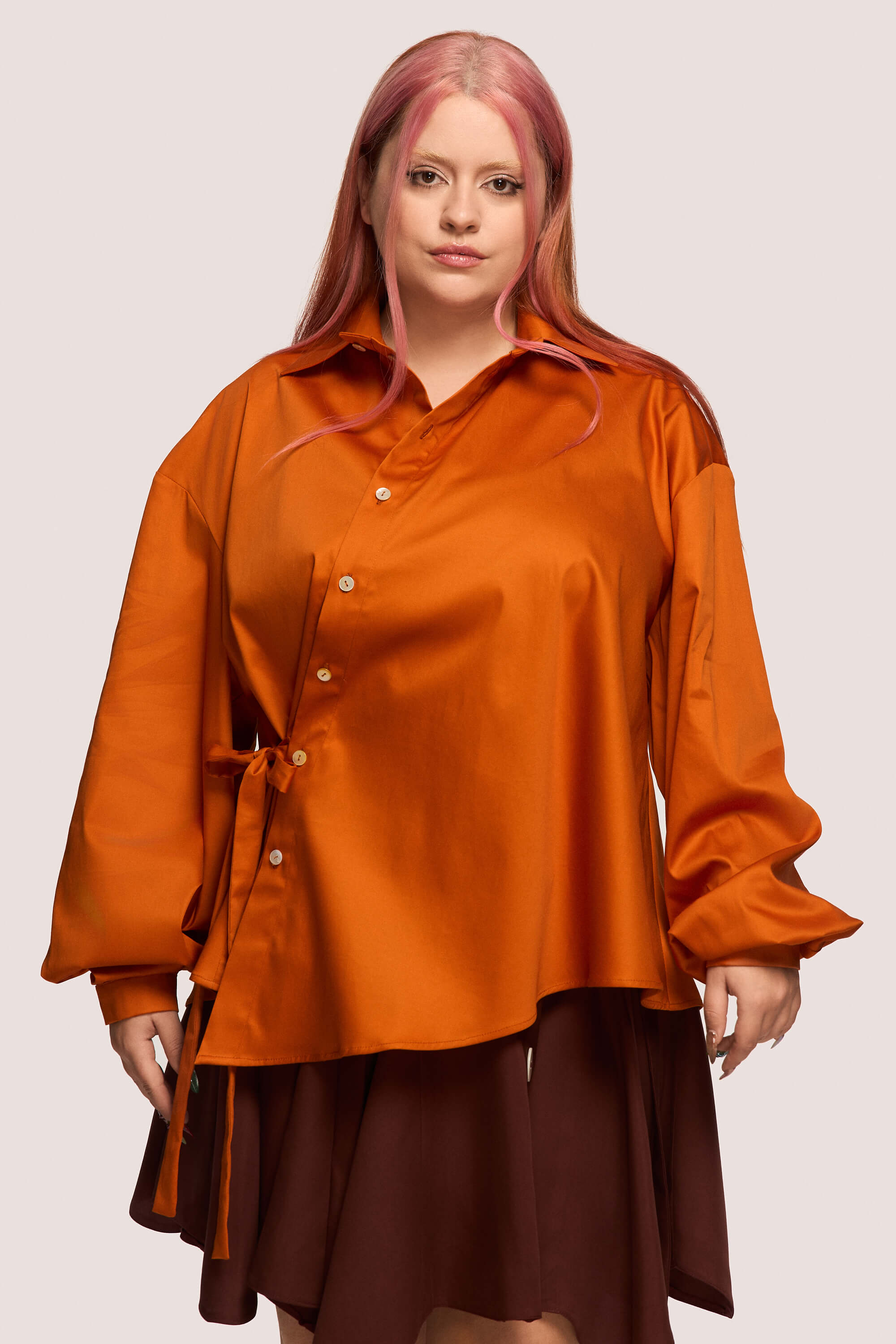 Winter 2025 What The Water Gave Me Asymmetrical Shirt In Marigold 1 What The Water Gave Me Asymmetrical Shirt In Marigold What The Water Gave Me asymmetrical shirt in marigold Designed for movement, for the days that start too early and the nights that end too late.